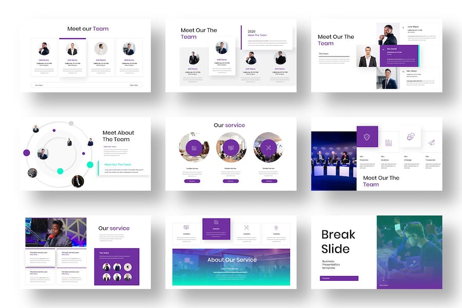 渐变色商业计划企业合作产品推广营销多用途PPT模板 - 顶尖PPT