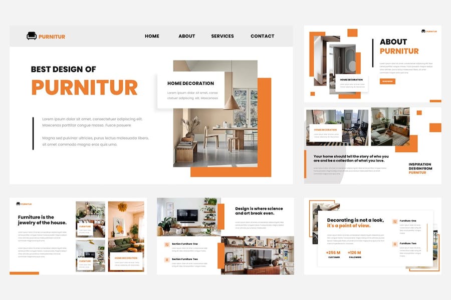 家居装饰家具销售推介方案PPT模板 - 顶尖PPT