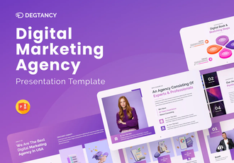 数字营销策略网络推广PPT模板 - 顶尖PPT