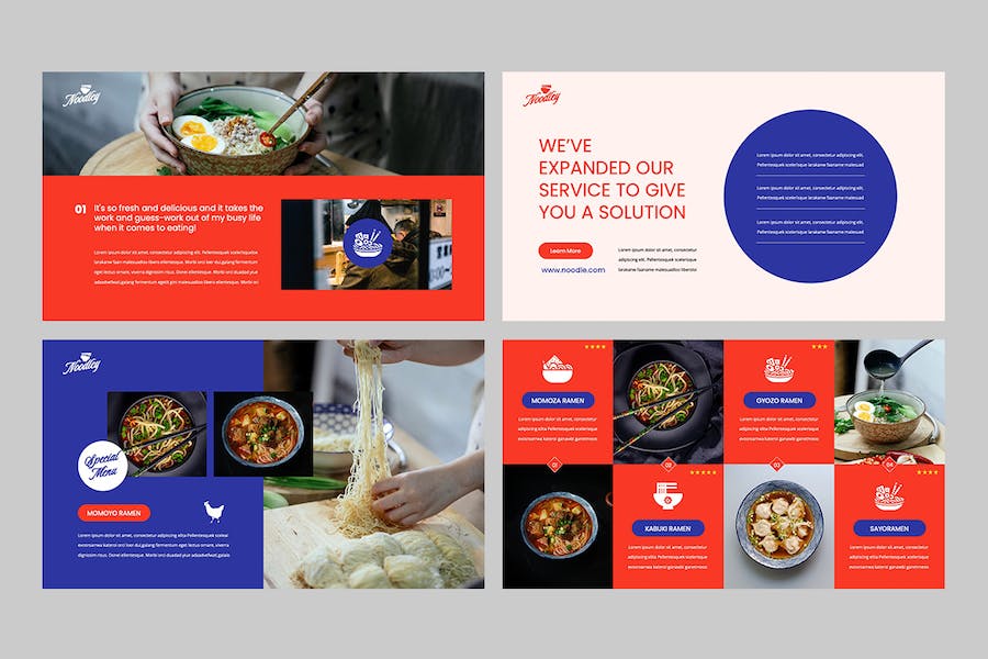 餐厅介绍菜品展示餐饮营销keynote模板 - 顶尖PPT