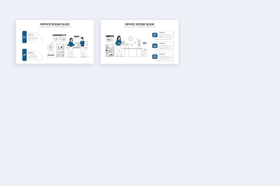 办公场景商务活动信息图表PPT模板 - 顶尖PPT