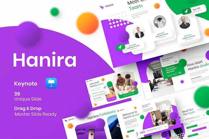 微立体风格高端商务商业国外keynote模板 - 顶尖PPT