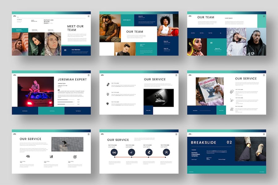 国外商业商务产品展示项目介绍keynote模板 - 顶尖PPT