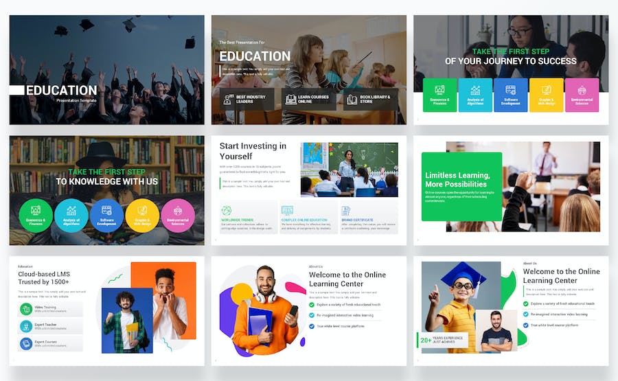 教育培训课程讲座Keynote模板 - 顶尖PPT