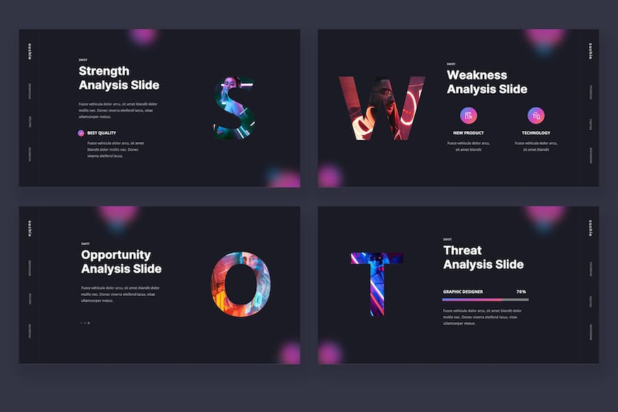 深色渐变主题-keynote模板 - 顶尖PPT