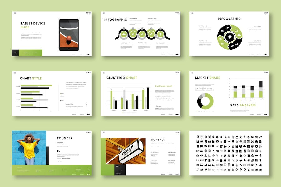 商业品牌展示方案市场推介PPT模板 - 顶尖PPT