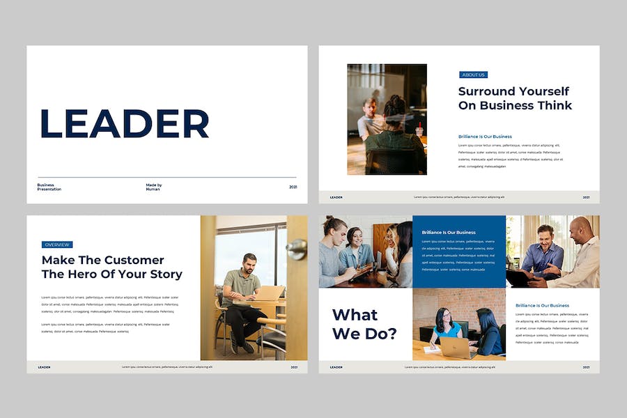 企业领导者业务推介Keynote演示模板 - 顶尖PPT