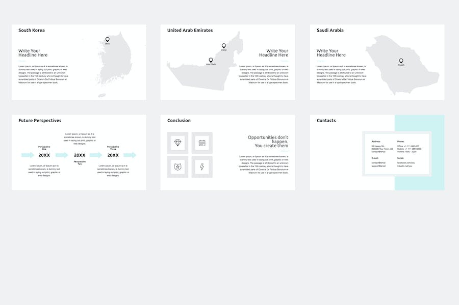 年度财务业绩报告Keynote模板 - 顶尖PPT