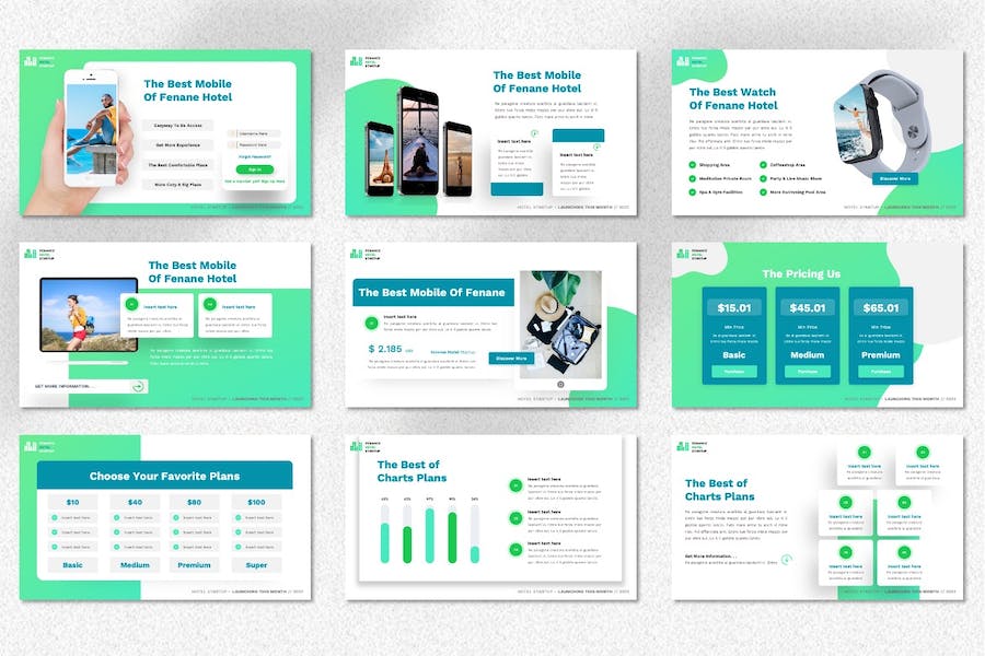 酒店行业创业方案讲述展示Keynote模板 - 顶尖PPT