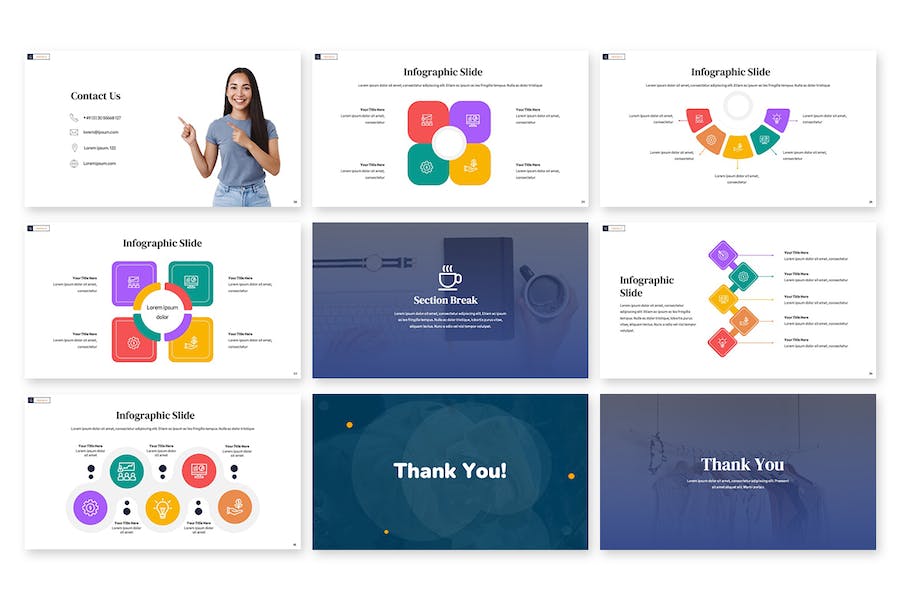 电子商务数据信息PPT模板 - 顶尖PPT