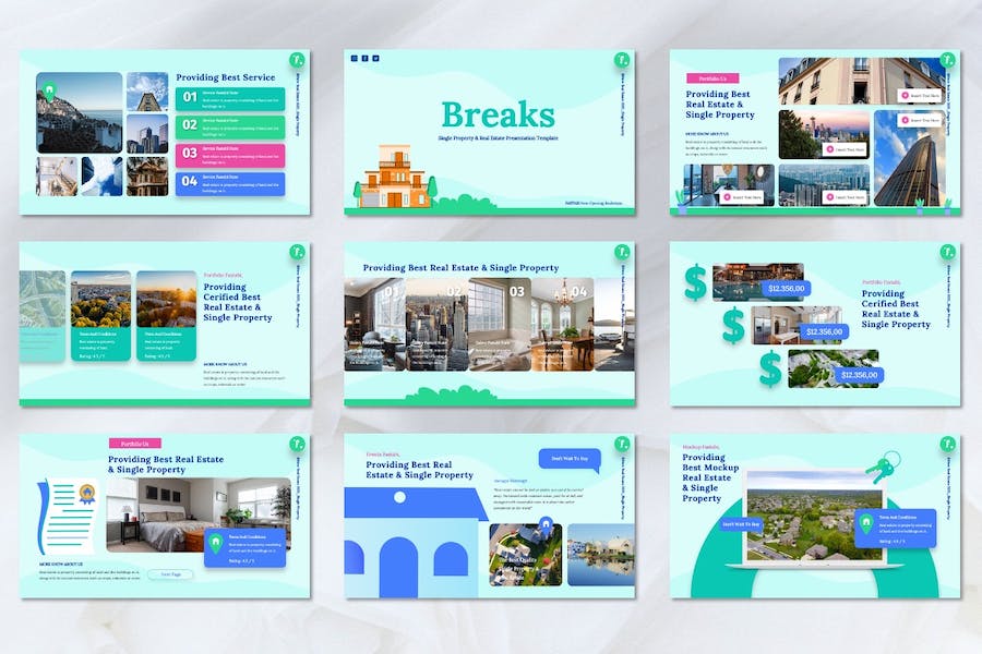 房地产项目销售推介PPT模板 - 顶尖PPT