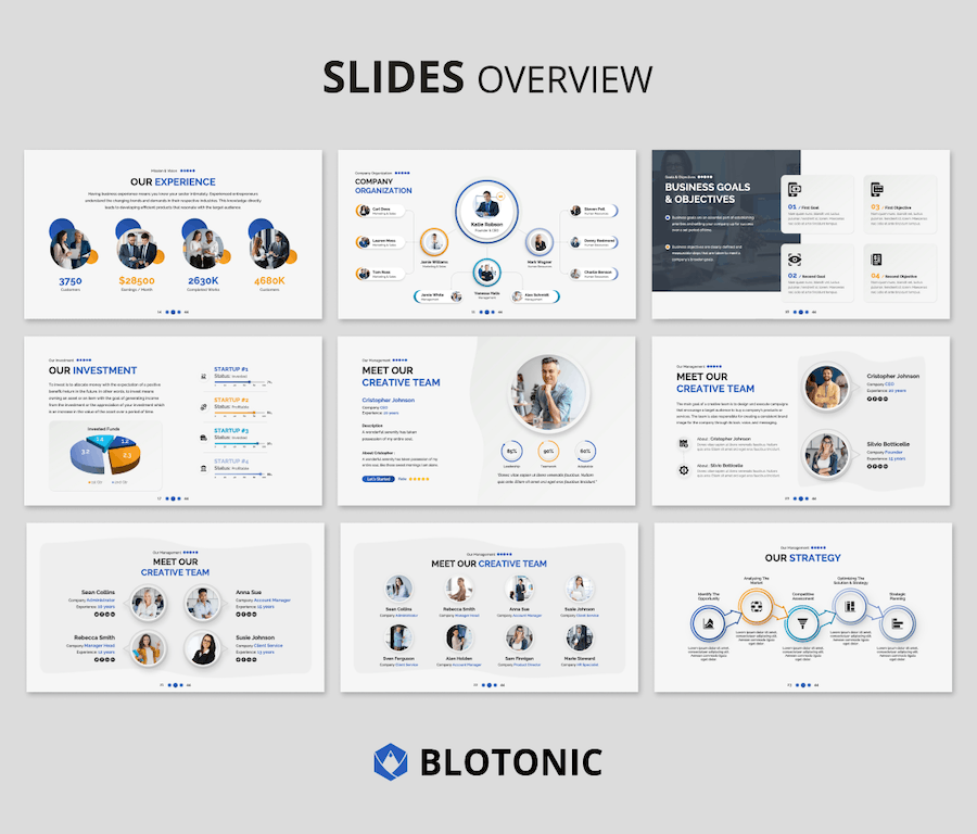 商务年度报告工作总结PPT模板 - 顶尖PPT