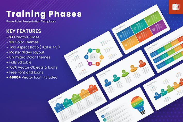 培训课程阶段规划PPT模板 - 顶尖PPT