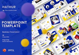 业务展示合作推广PPT模板 - 顶尖PPT