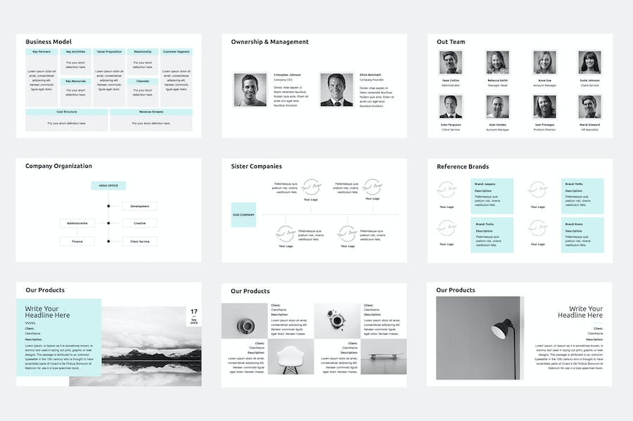 年度财务业绩报告Keynote模板 - 顶尖PPT