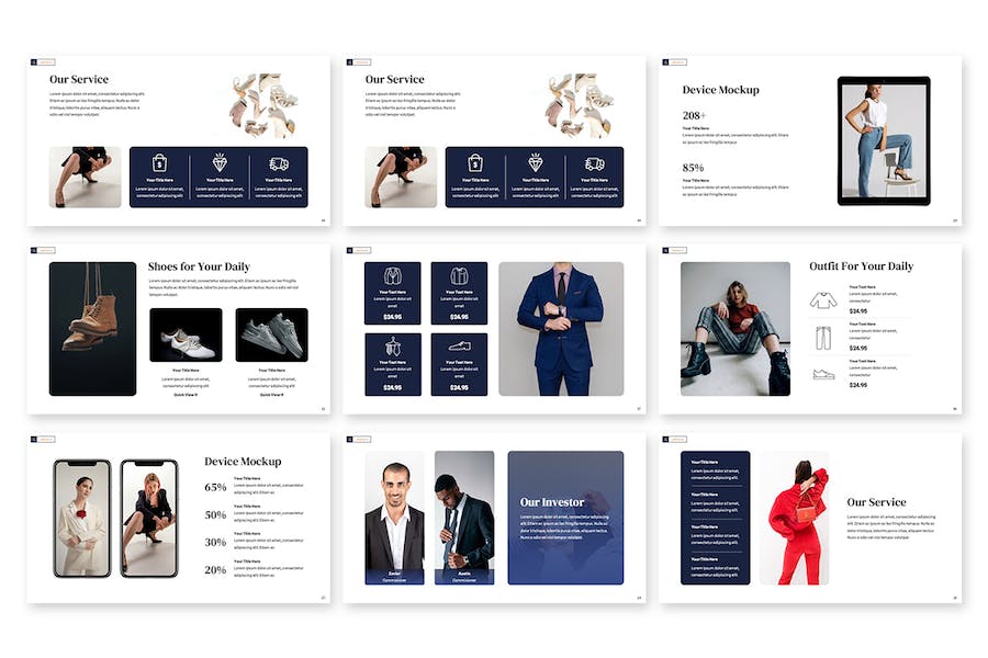 电子商务数据信息PPT模板 - 顶尖PPT
