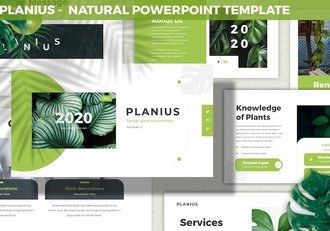 自然生态讲述展示规划设计应用PPT模板 - 顶尖PPT