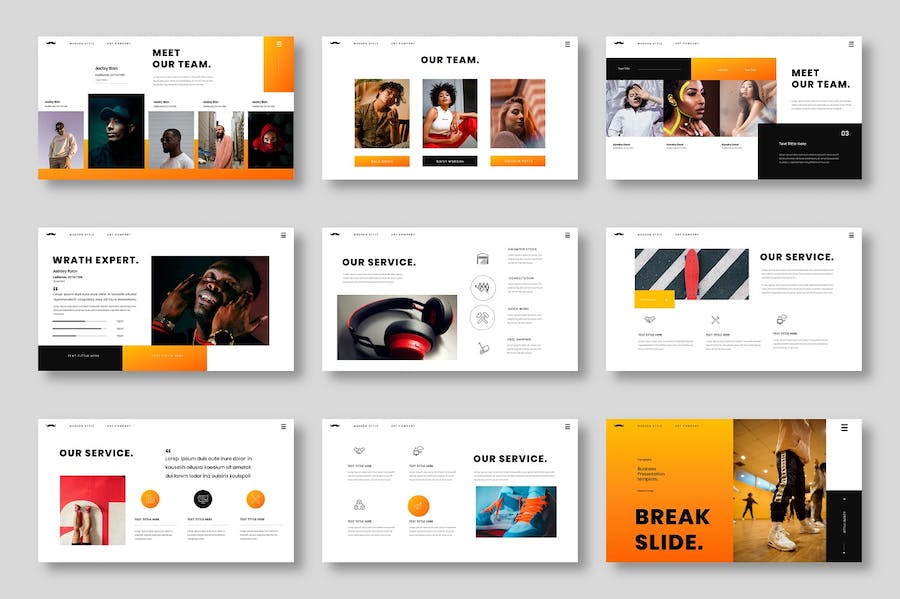 商务企业团队管理培训宣传Keynote模板 - 顶尖PPT