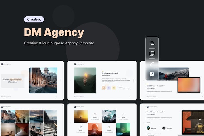 摄影图片展示机构介绍keynote模板 - 顶尖PPT