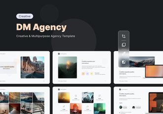 摄影图片展示机构介绍keynote模板 - 顶尖PPT