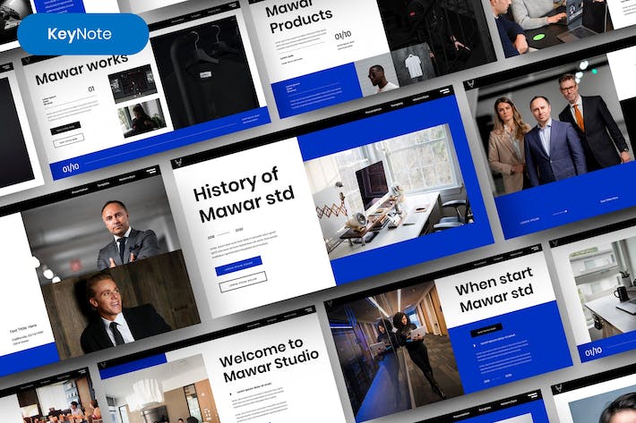 商务业务品牌推广融资Keynote模板 - 顶尖PPT