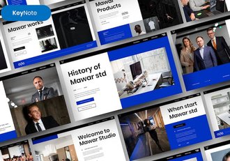 商务业务品牌推广融资Keynote模板 - 顶尖PPT