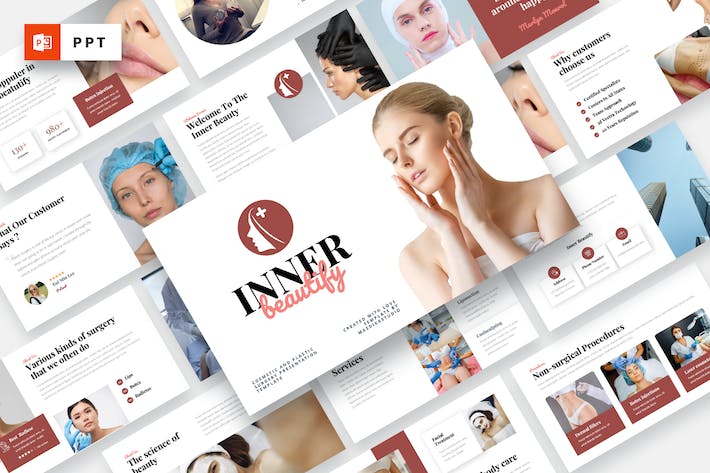 美妆品牌宣传产品介绍PPT模板 - 顶尖PPT
