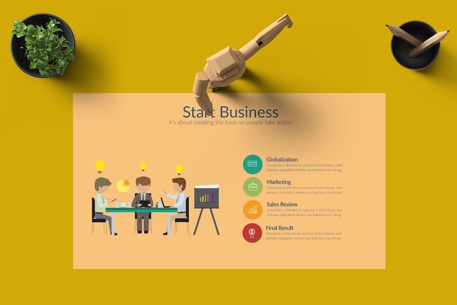 创意音乐节奏品牌推广Keynote模板 - 顶尖PPT