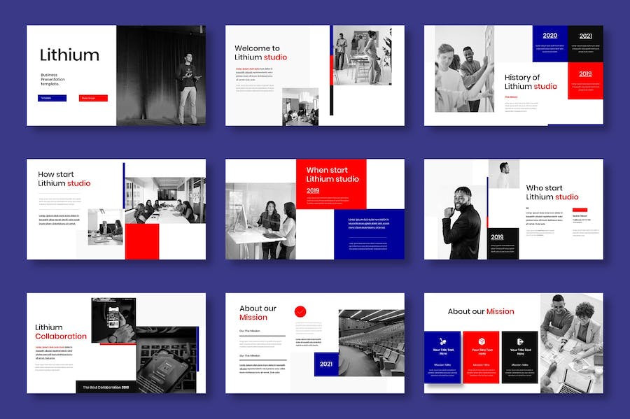 欧美风格商务商业年终总结企业介绍PPT模板 - 顶尖PPT