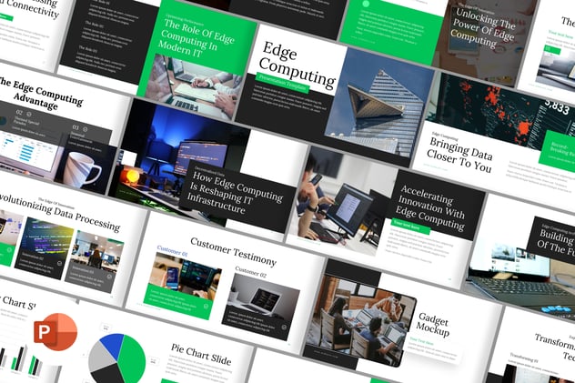 边缘计算技术介绍PPT模板 - 顶尖PPT
