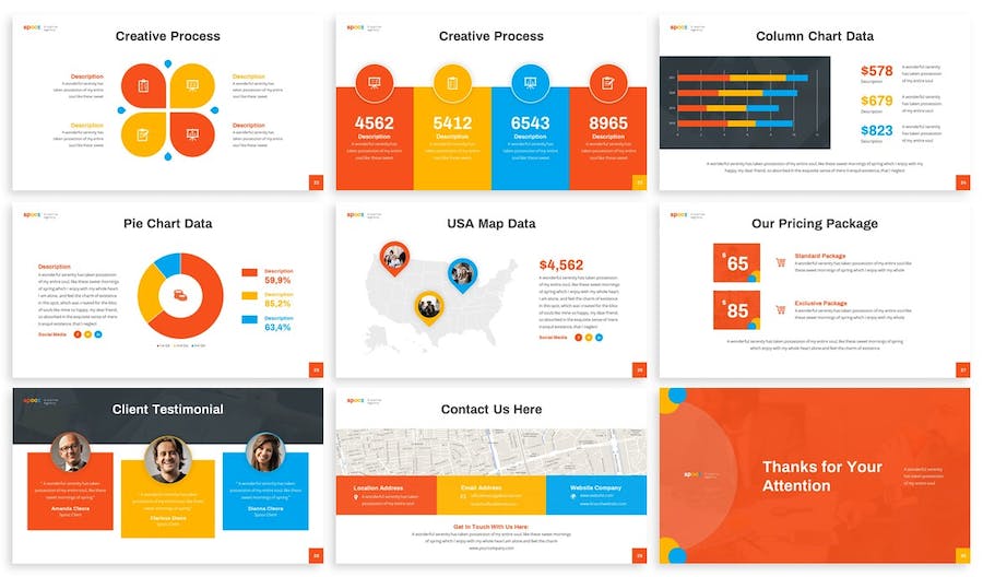 创意机构年度会议头脑风暴keynote模板 - 顶尖PPT