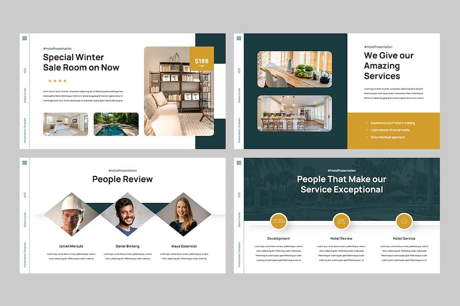 酒店旅游服务推介讲述Keynote模板 - 顶尖PPT
