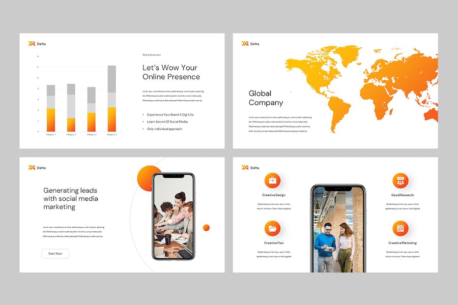 欧美风格商业路演融资计划PPT模板 - 顶尖PPT