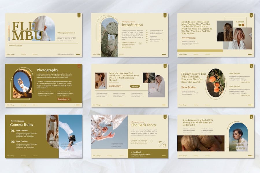 摄影技术讲述展示方案应用推介PPT模板 - 顶尖PPT