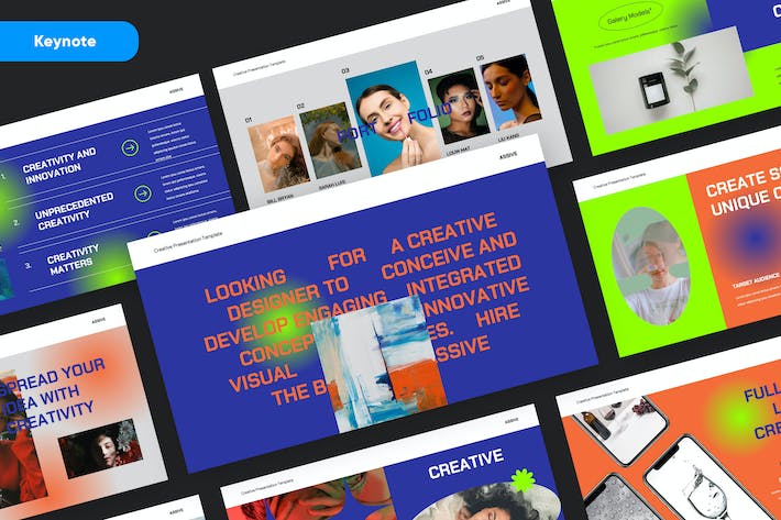 被动型主题概念解析展示Keynote模板 - 顶尖PPT