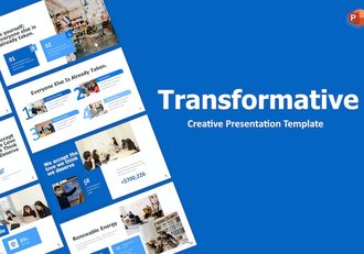 蓝色大气商业计划企业合作团队介绍企业展示多用途商业演示PPT模板 - 顶尖PPT