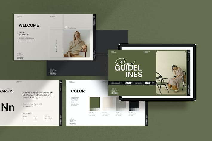 品牌提案LOGO展示推广PPT模板 - 顶尖PPT