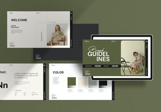 品牌提案LOGO展示推广PPT模板 - 顶尖PPT