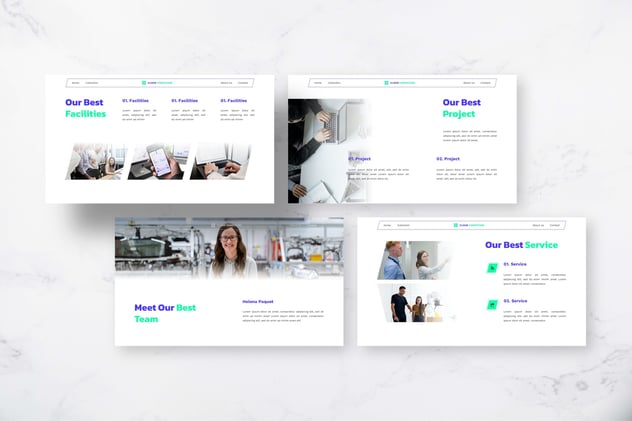 云计算技术应用方案架构演讲Keynote模板 - 顶尖PPT
