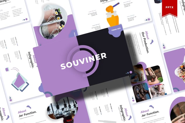 纪念品摆件行业介绍PPT模板 - 顶尖PPT