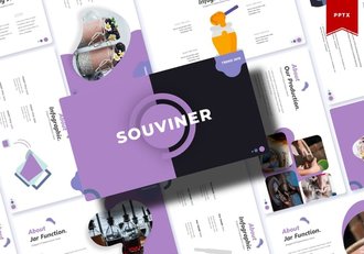 纪念品摆件行业介绍PPT模板 - 顶尖PPT