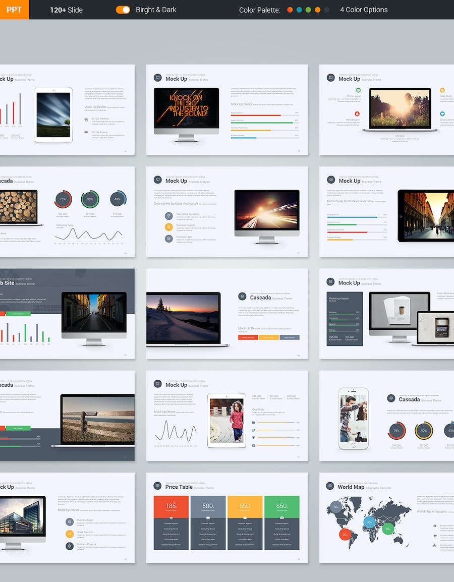 商业创意团队介绍年终工作计划总结PPT模板 - 顶尖PPT