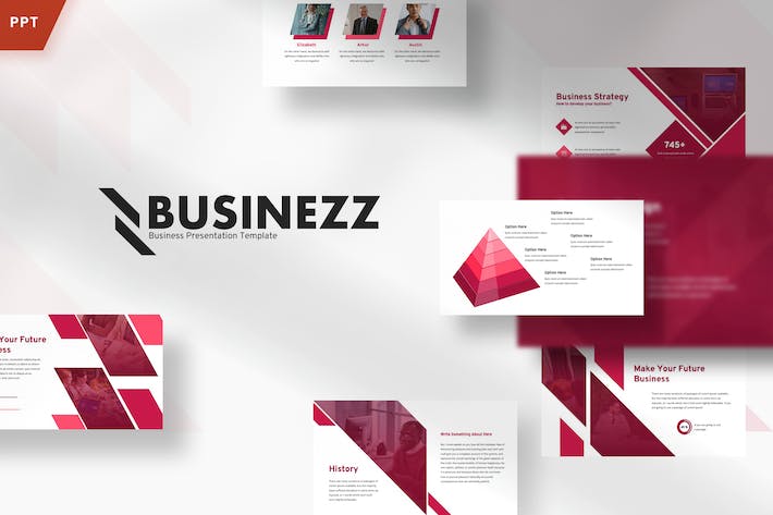 企业简介商务合作业务展示团队介绍通用PPT模板 - 顶尖PPT