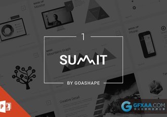 扁平化简约商务PPT模板兼容07和03版ppt软件 - 顶尖PPT