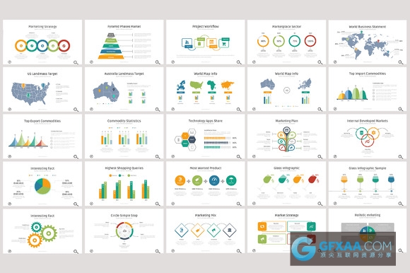 100页简约风格多用途PPT模板 - 顶尖PPT
