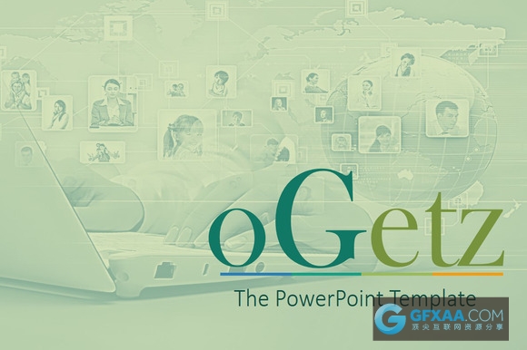 文艺配色简约优雅商务风格PPT模板 - 顶尖PPT