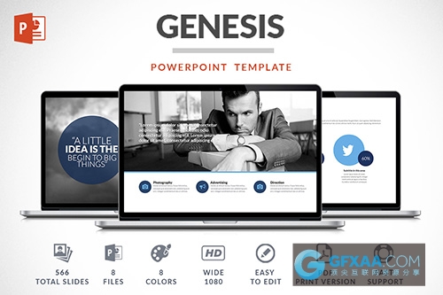 8种配色8个文件多用途团队PPT模板 - 顶尖PPT