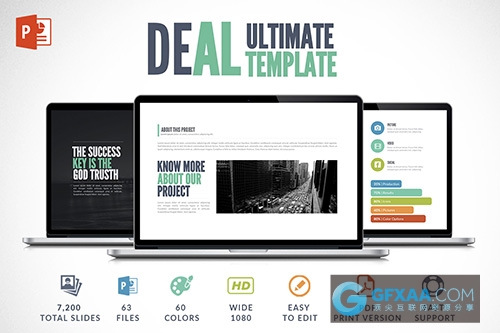 精美动画交互效果PPT模板 - 顶尖PPT