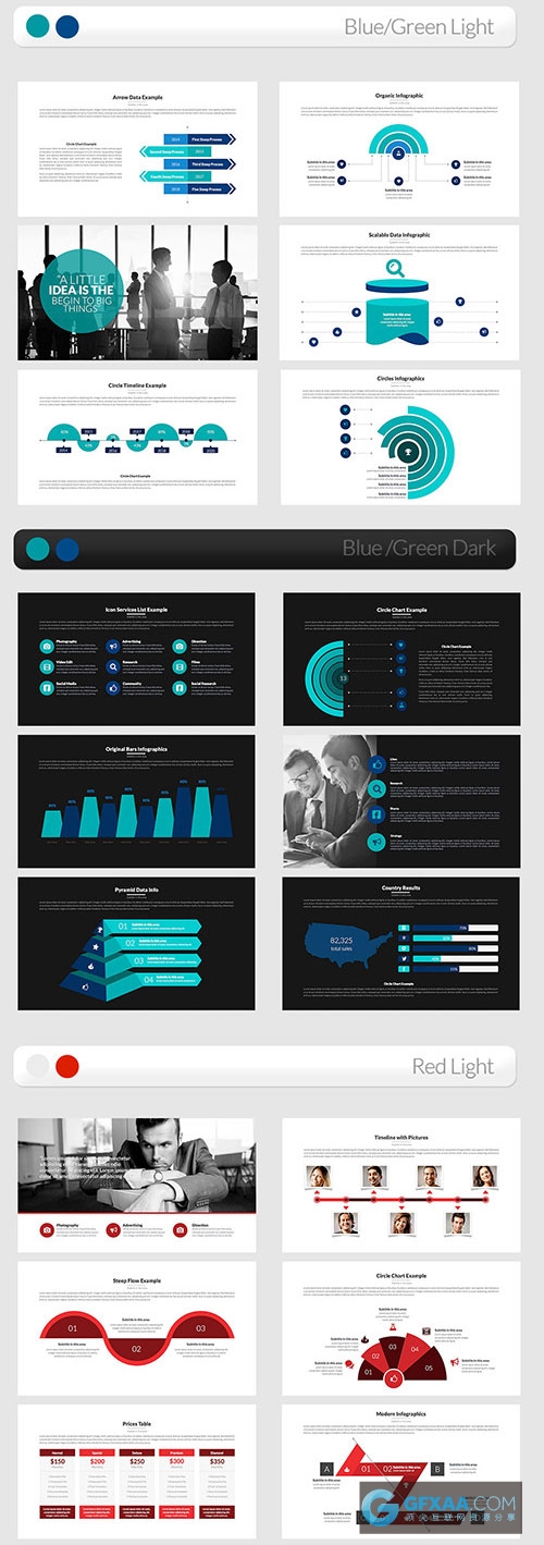 10种色彩搭配PPT高端模板 - 顶尖PPT
