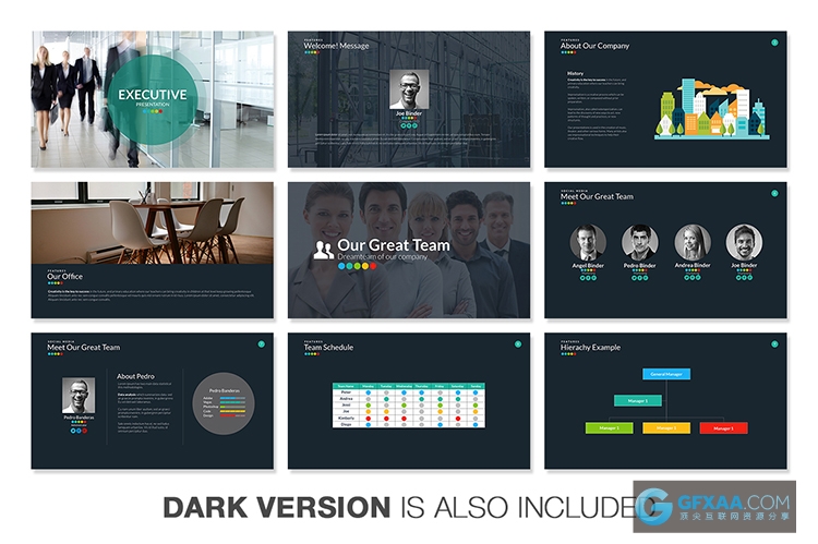 扁平化卡通PPT模板 - 顶尖PPT